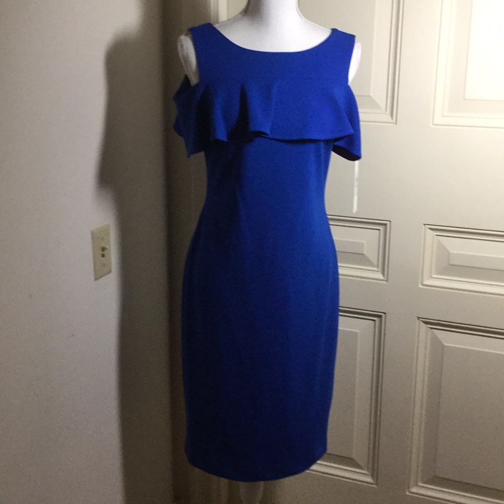 Calvin Klein Dress With Drop Shoulder Sleeves